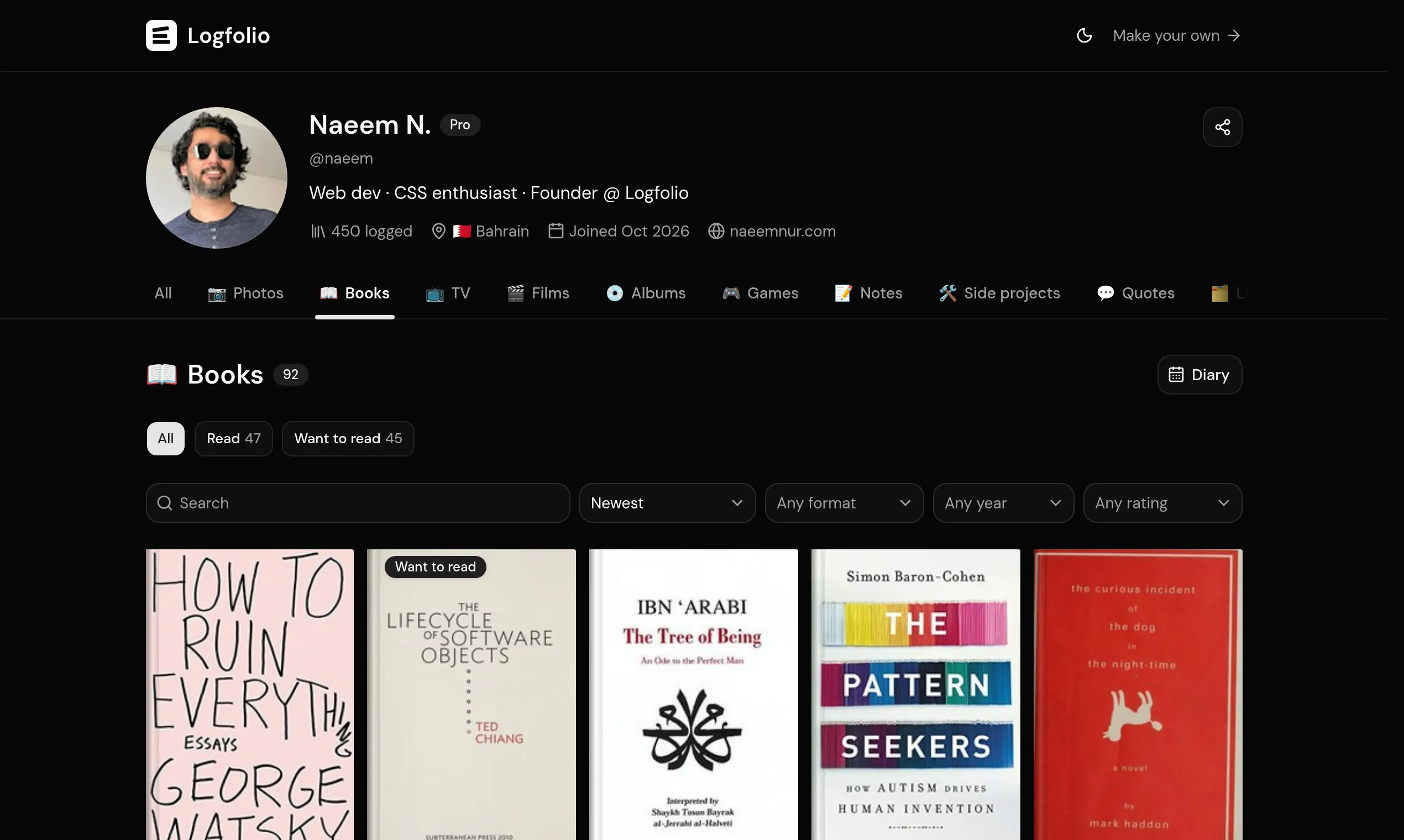 Logfolio gallery image