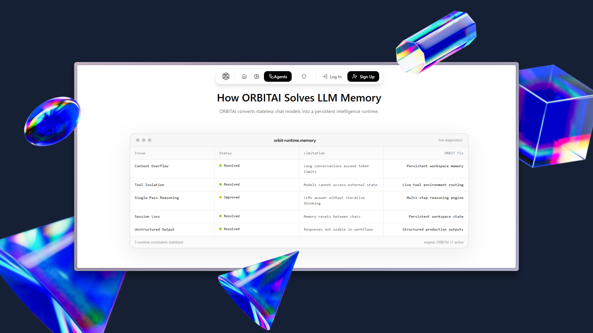 OrbitAiSpace - Screenshot 2 showing product features and functionality