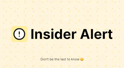 Insider Alert gallery image