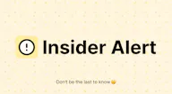 Insider Alert