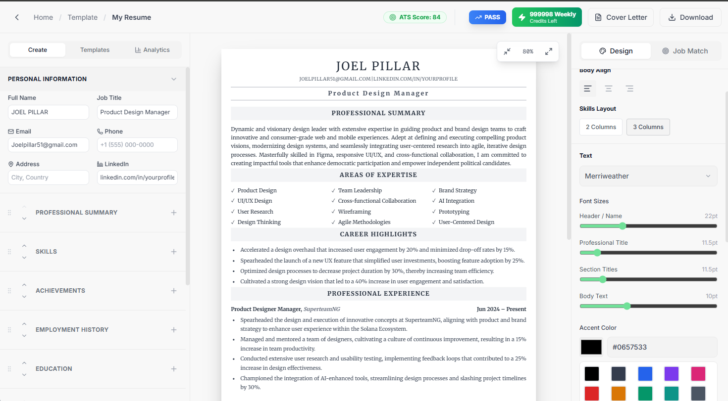 CV Architect gallery image