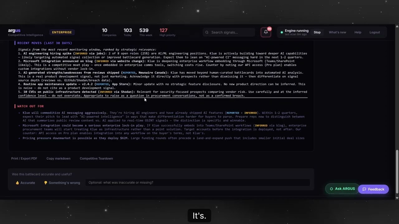 Argus Intel gallery image