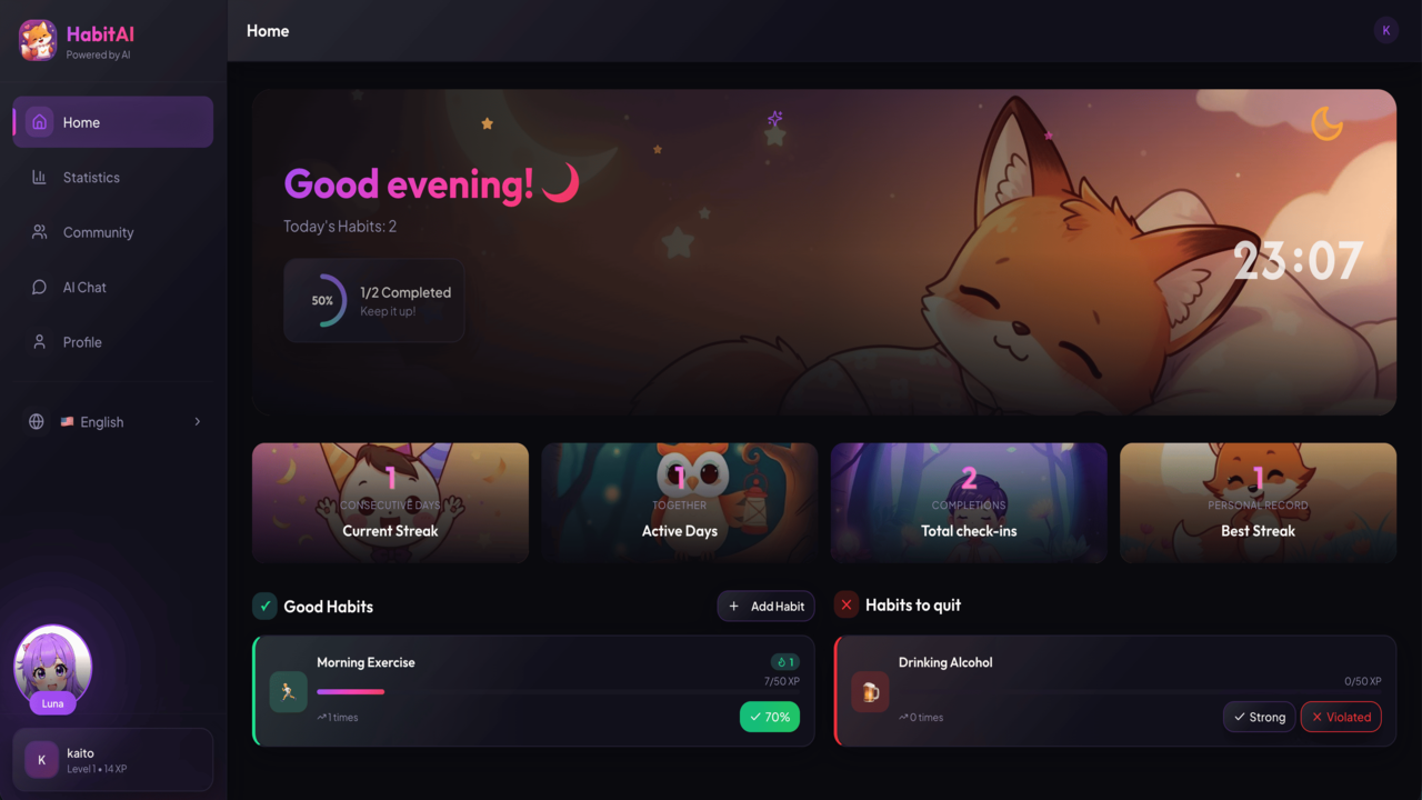 Habit-AI: Smart Habit Tracking gallery image