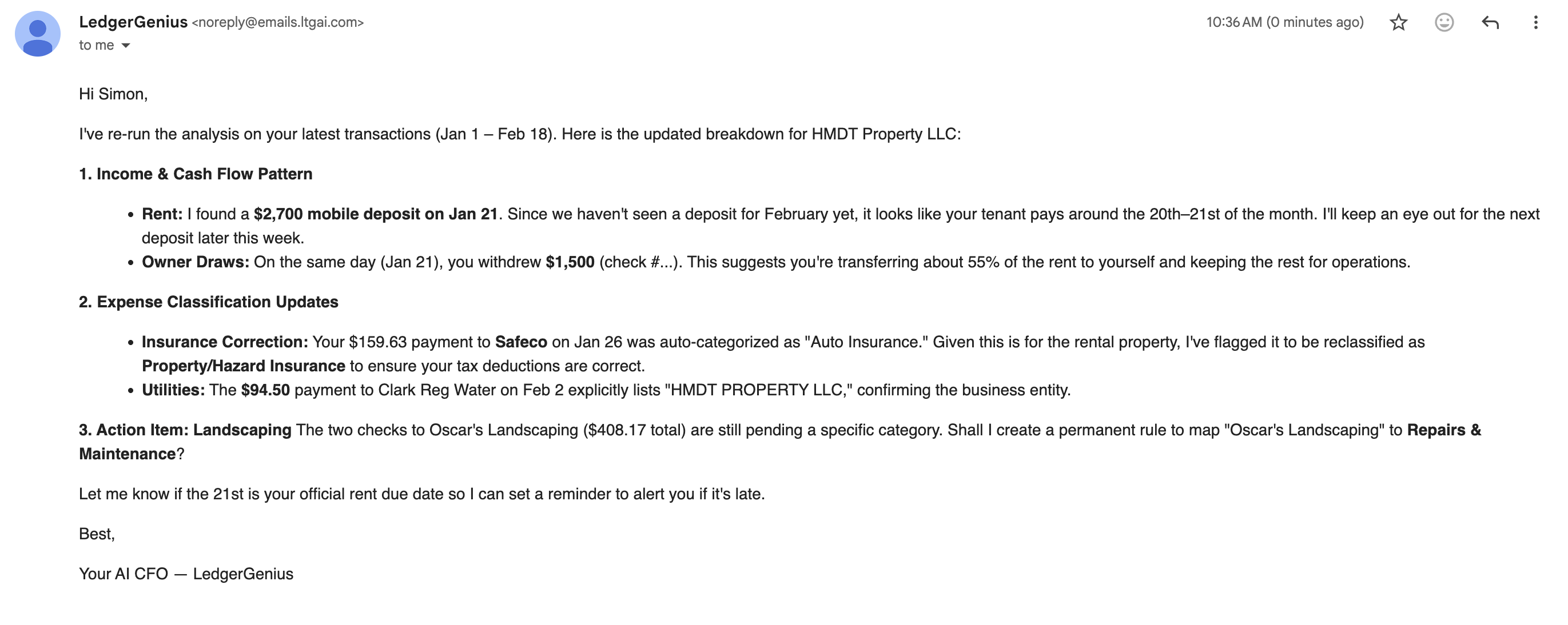 LedgerGenius gallery image