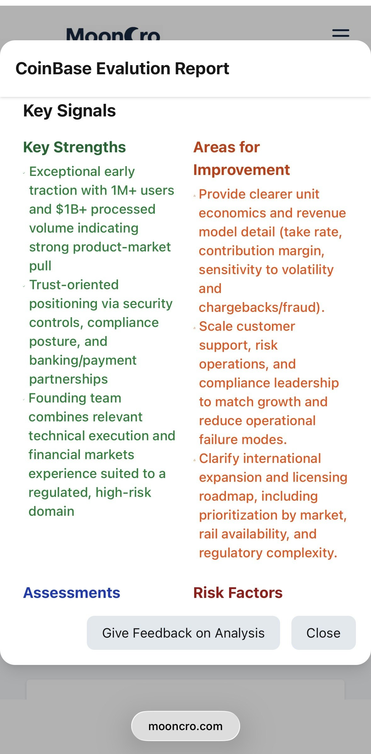 MoonCro  - Screenshot 5 showing product features and functionality