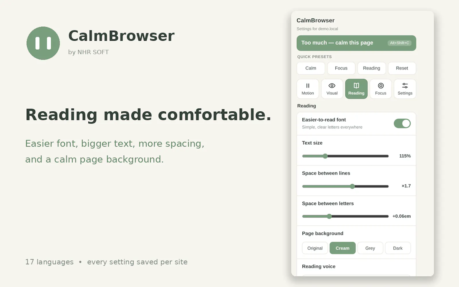 CalmBrowser screenshot 6