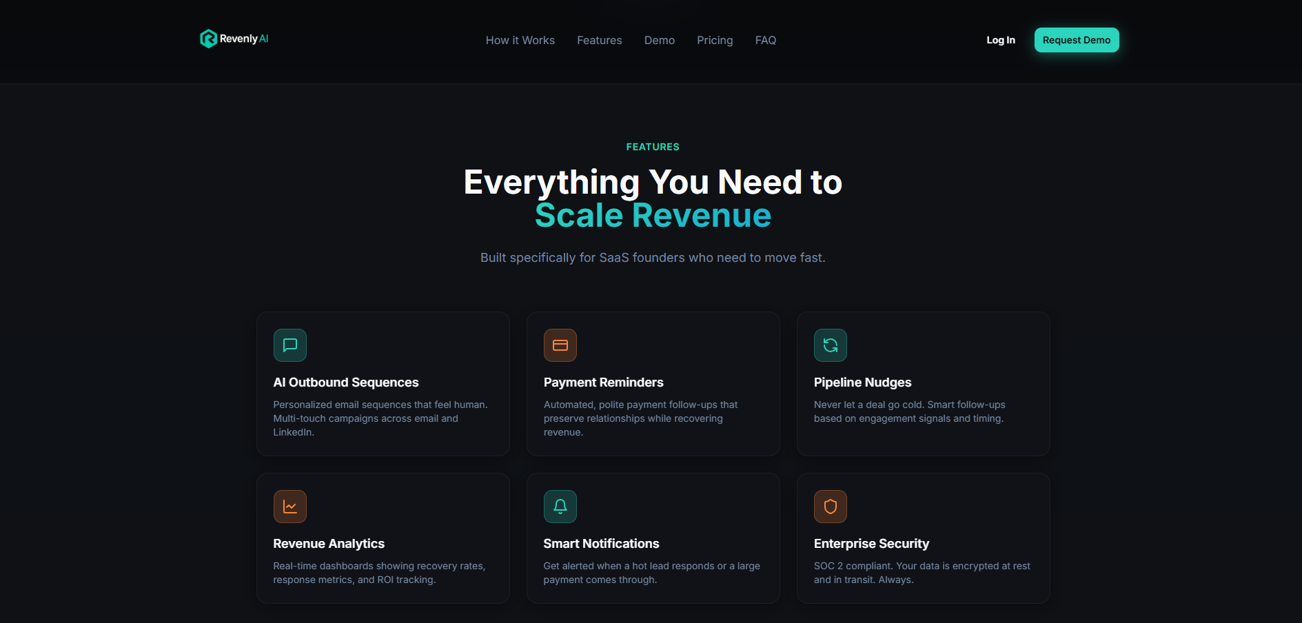 Revenly AI - Screenshot 3 showing product features and functionality