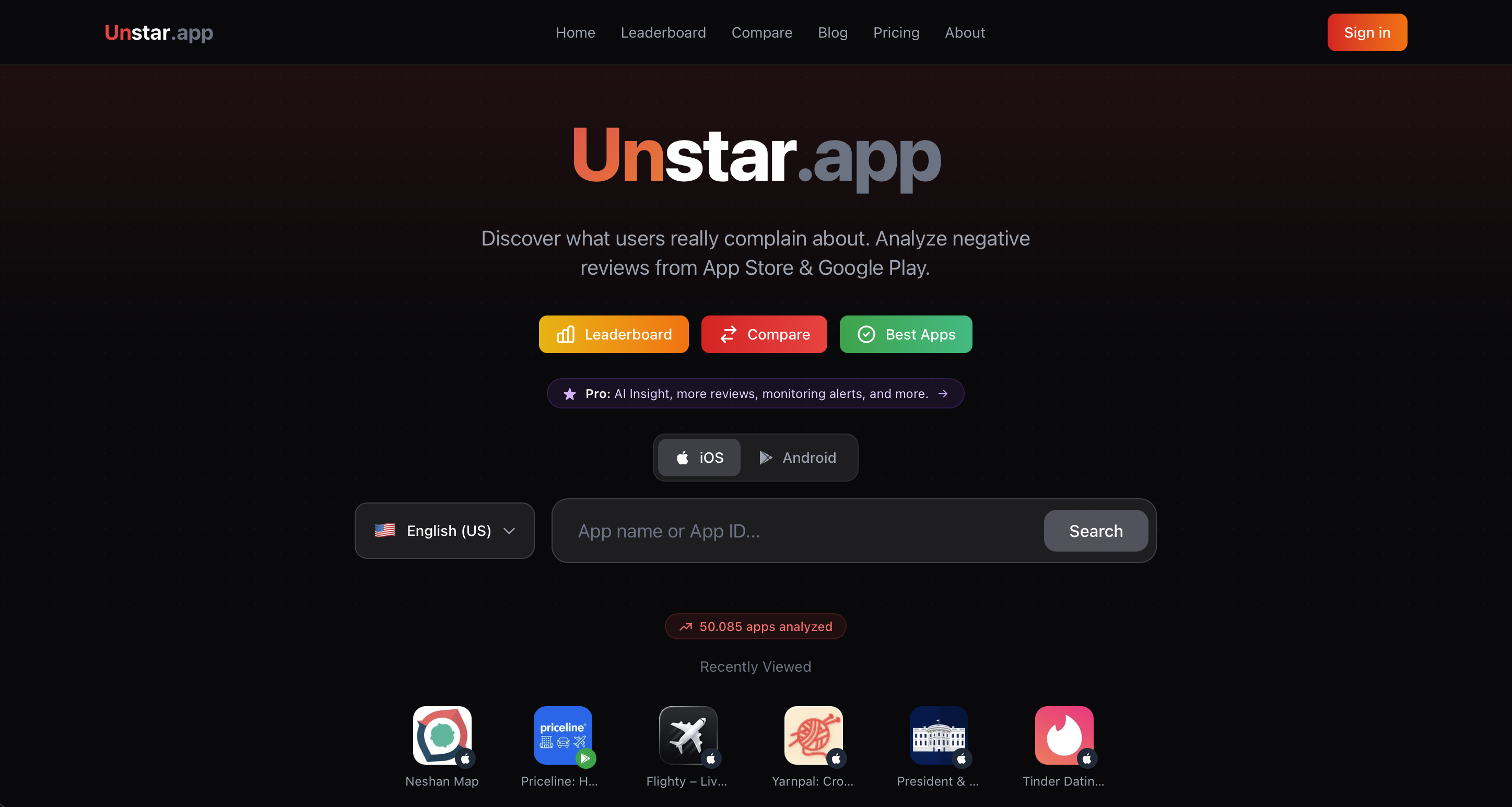 unstar.app gallery image
