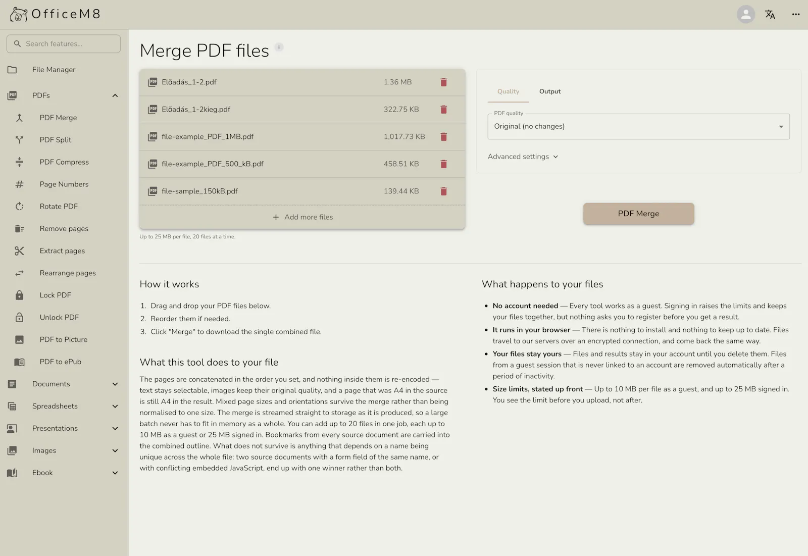 OfficeM8 screenshot 3