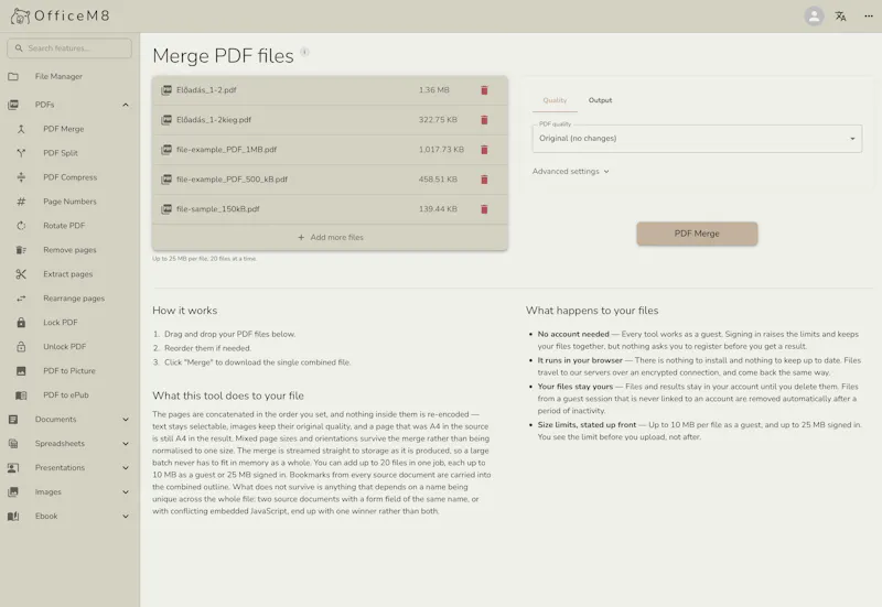 OfficeM8 screenshot 3