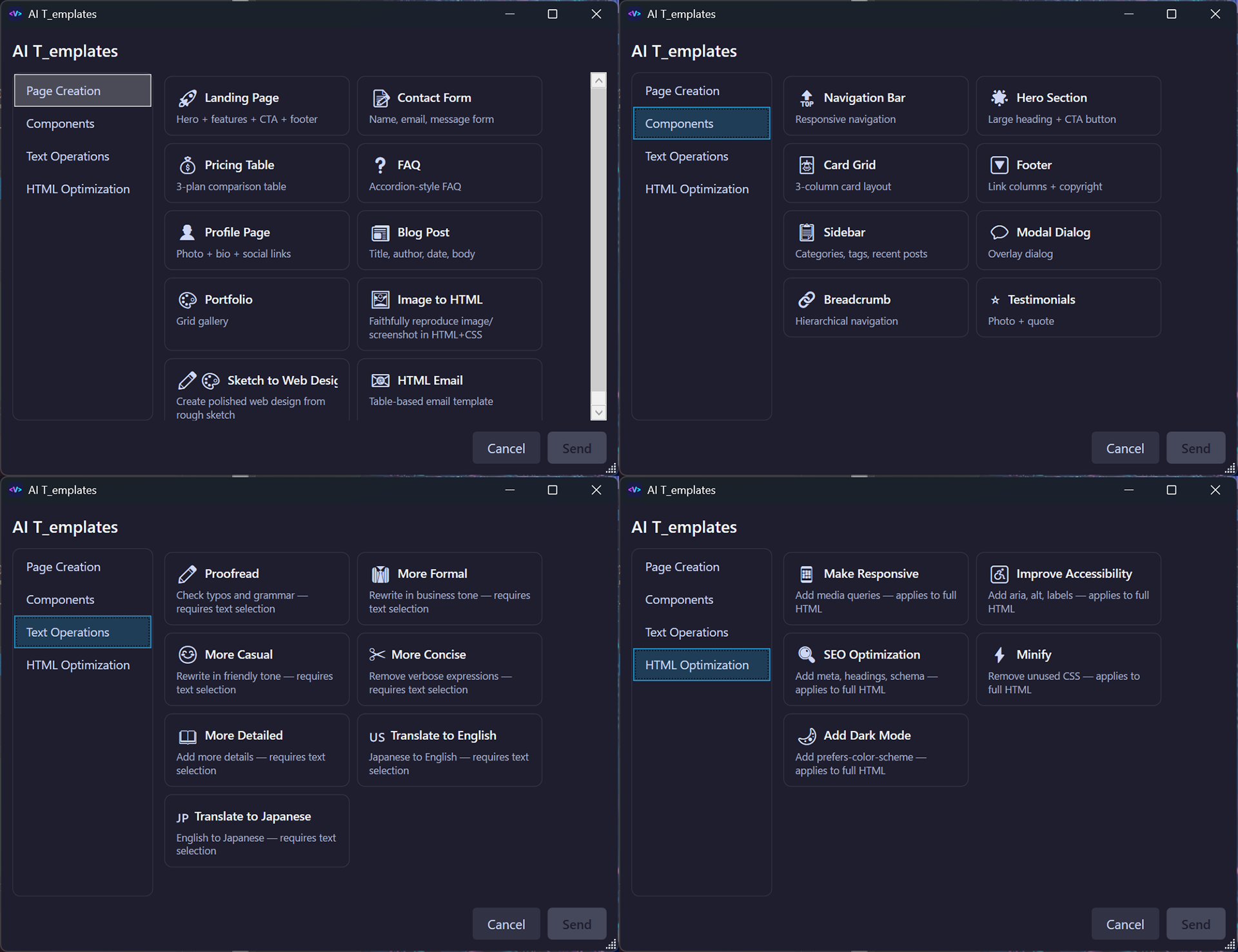 VibeFront - AI HTML Editor gallery image