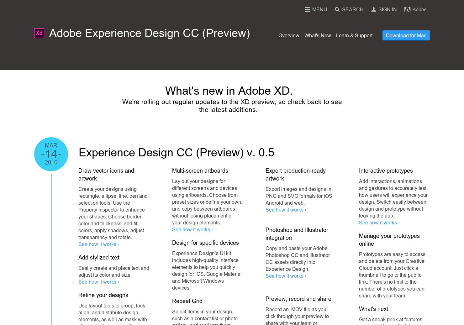  Adobe Experience Design CC (Preview)