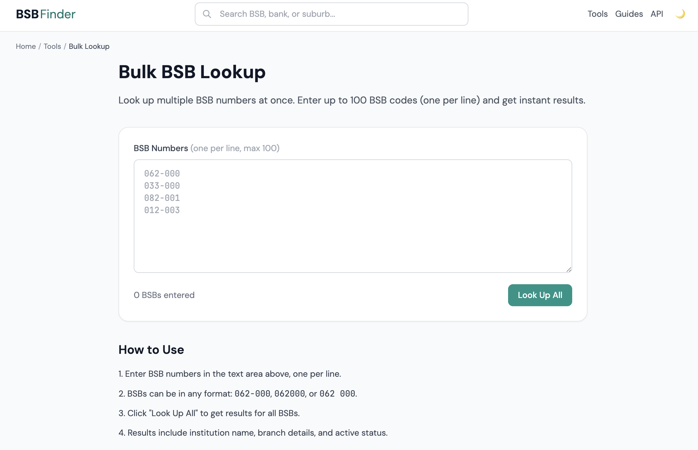 BSBFinder - Screenshot 4 showing product features and functionality