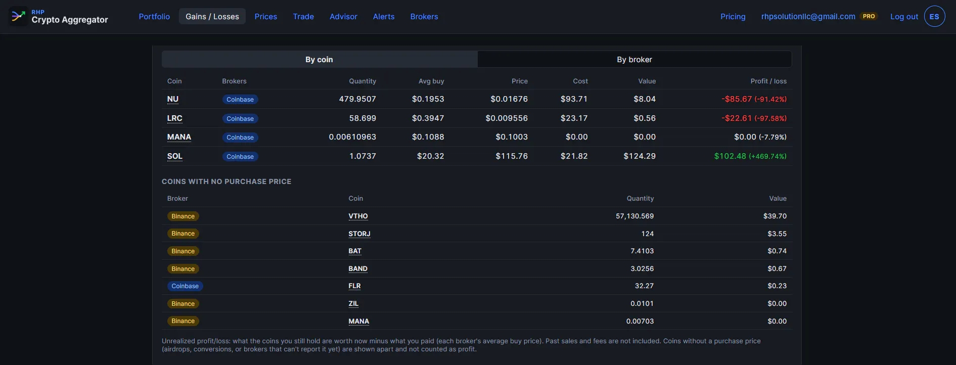 Crypto Aggregator gallery image