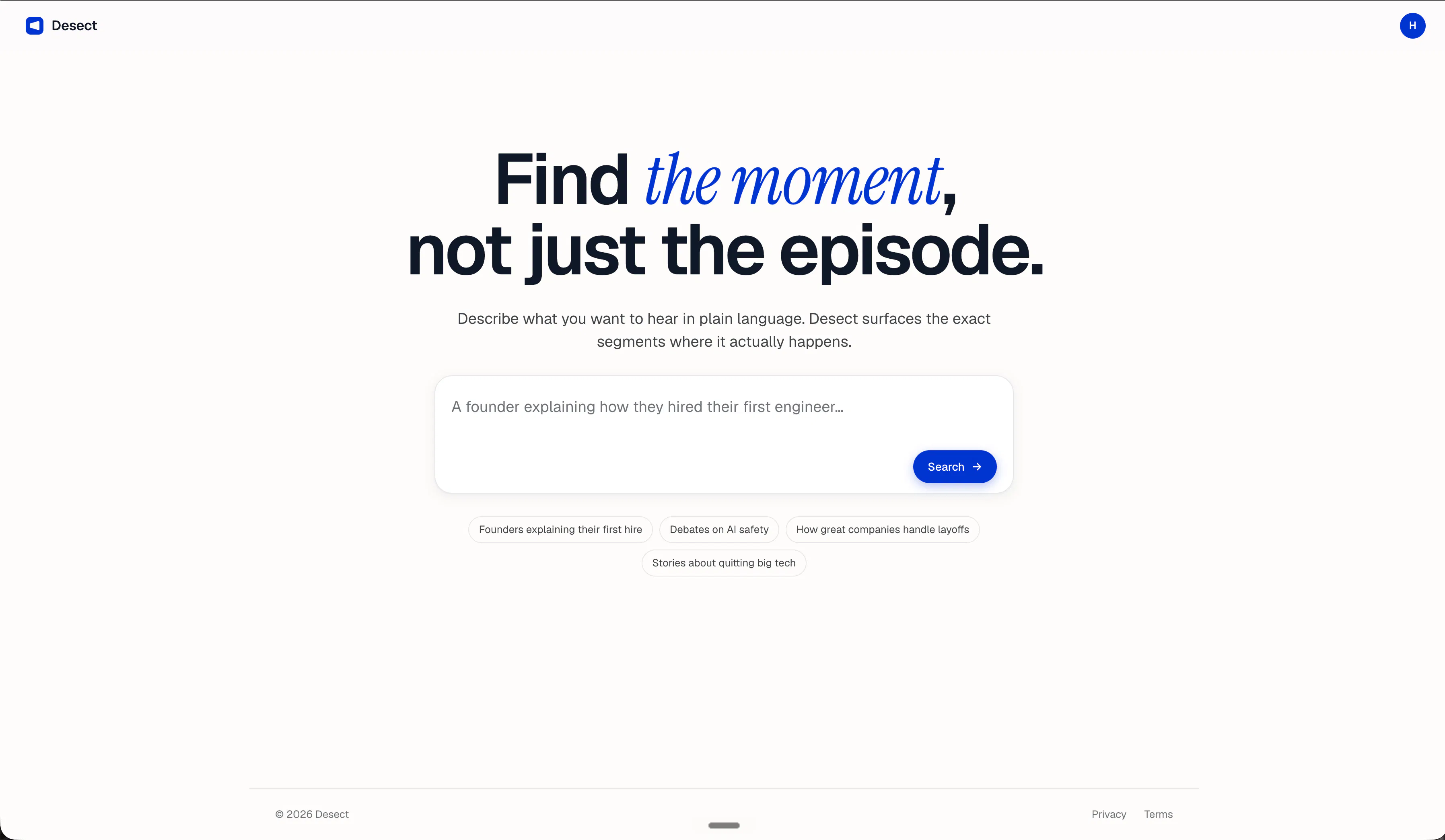 Desect gallery image