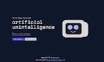 Artificial Unintelligence image