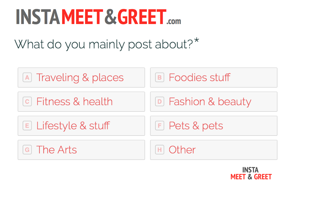 Insta Meet & Greet 