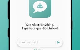Ask Albert, Chat Assistant for Android media 1