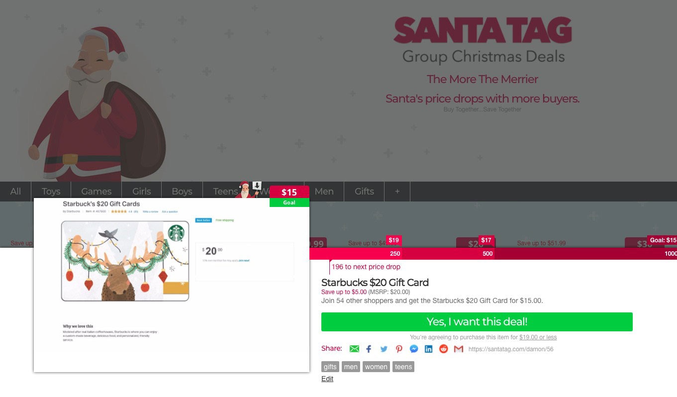 Santa Tag gallery image