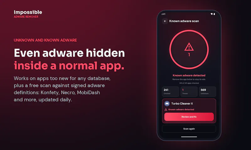 Impossible Adware Remover screenshot 3