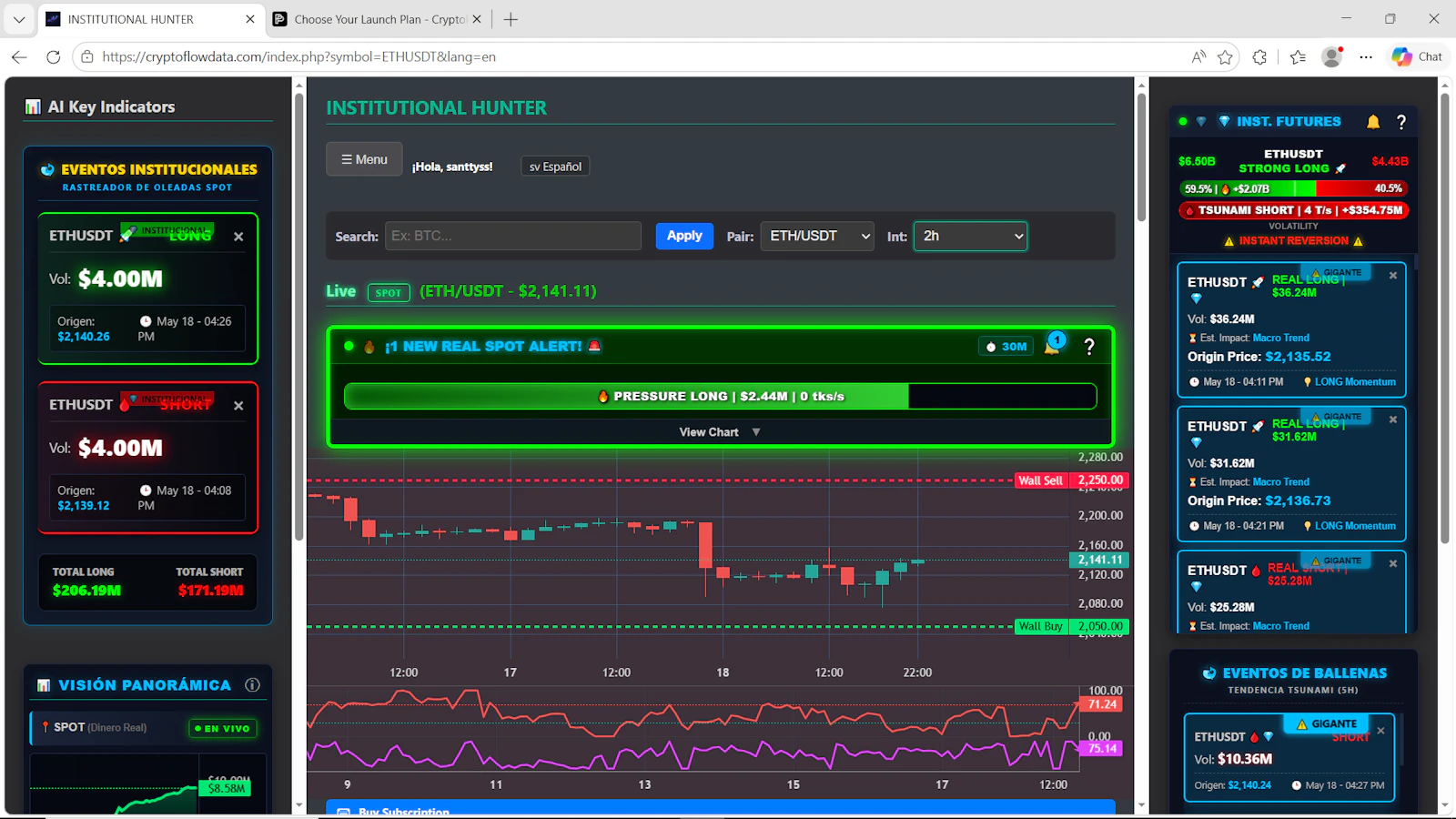 CryptoFlow Data screenshot 2