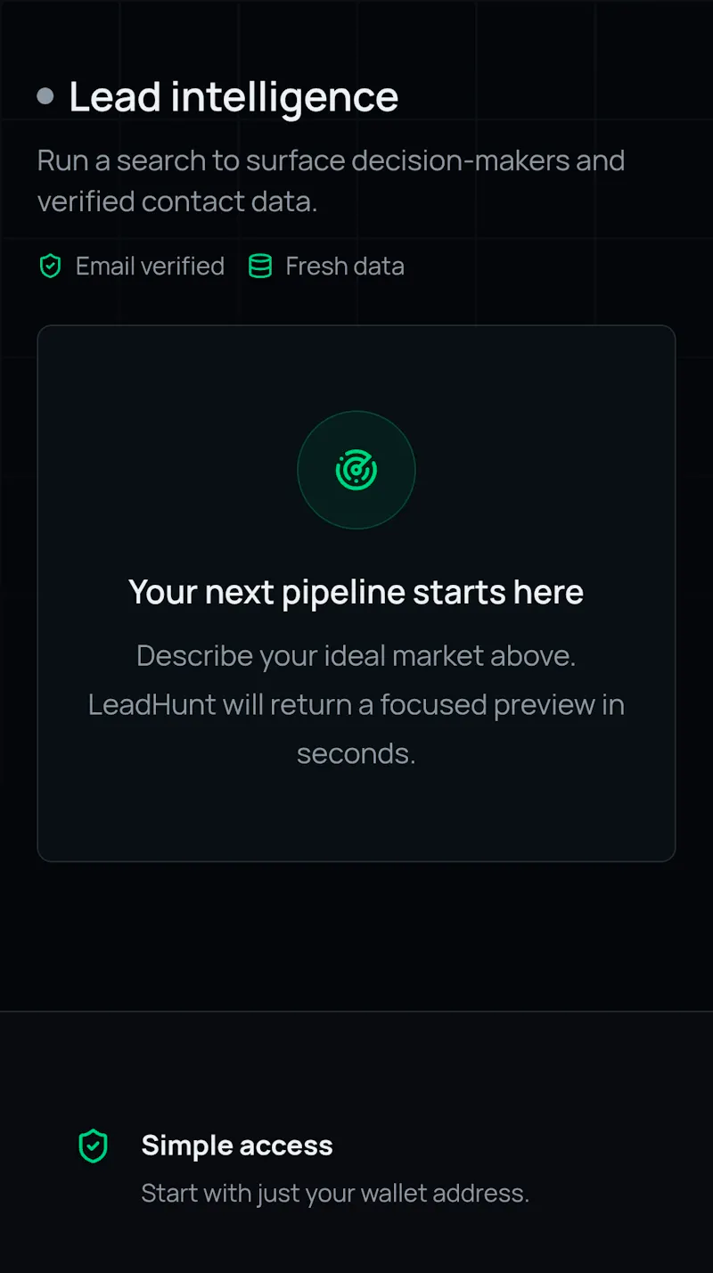 Leadhunt AI  screenshot 3