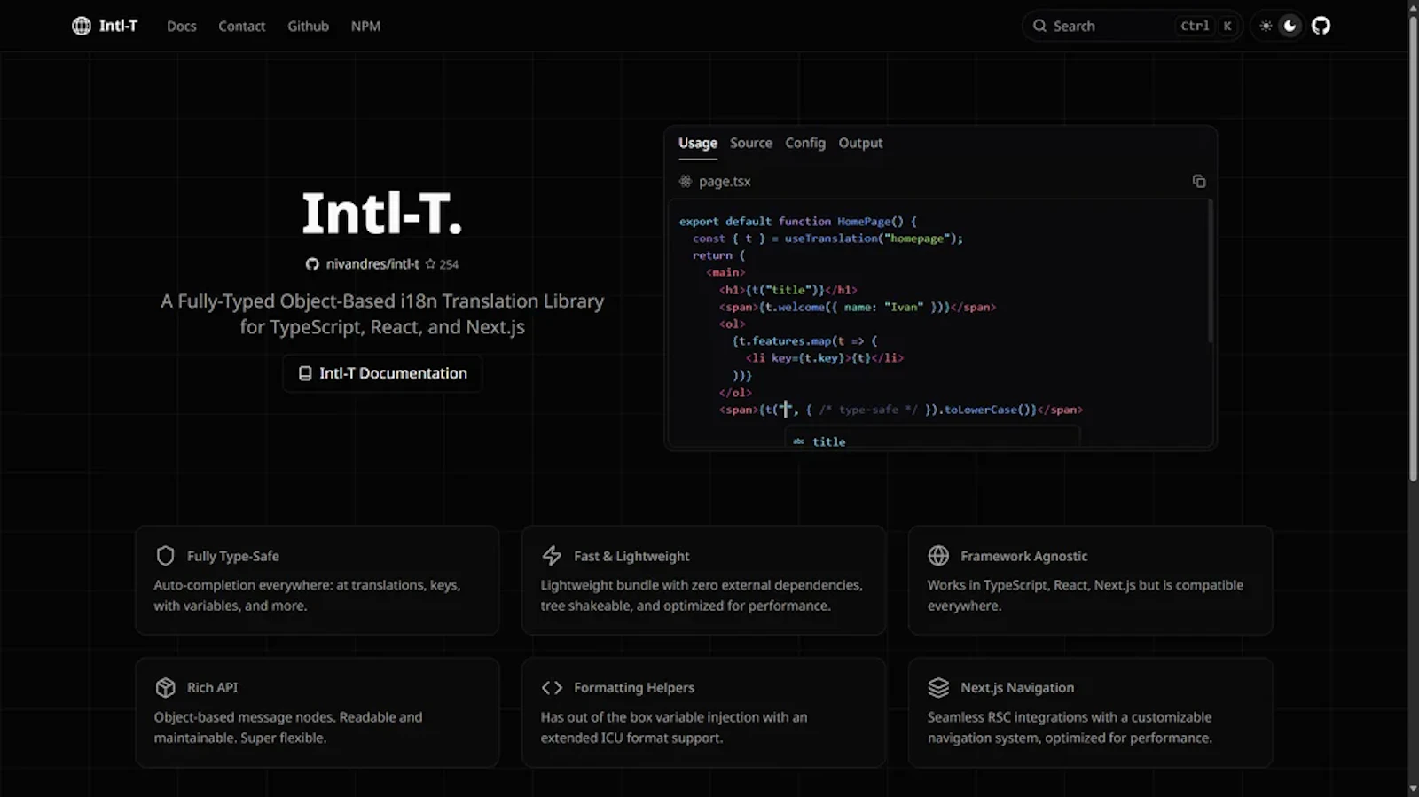 Intl-T. screenshot 2