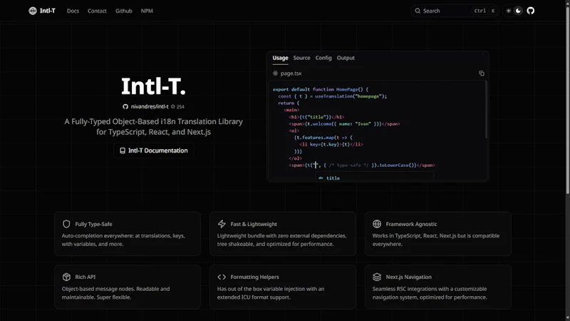 Intl-T. screenshot 2