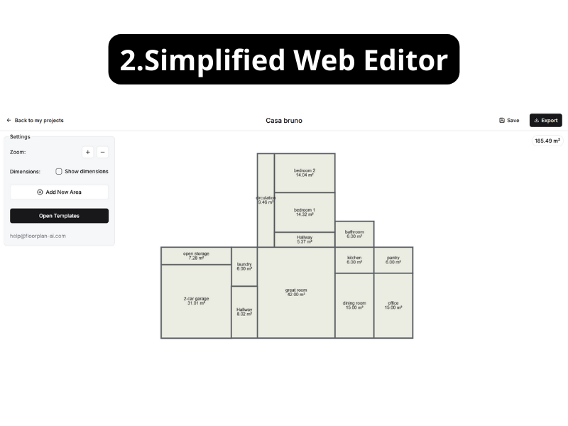 وسائط FloorPlan-AI 3