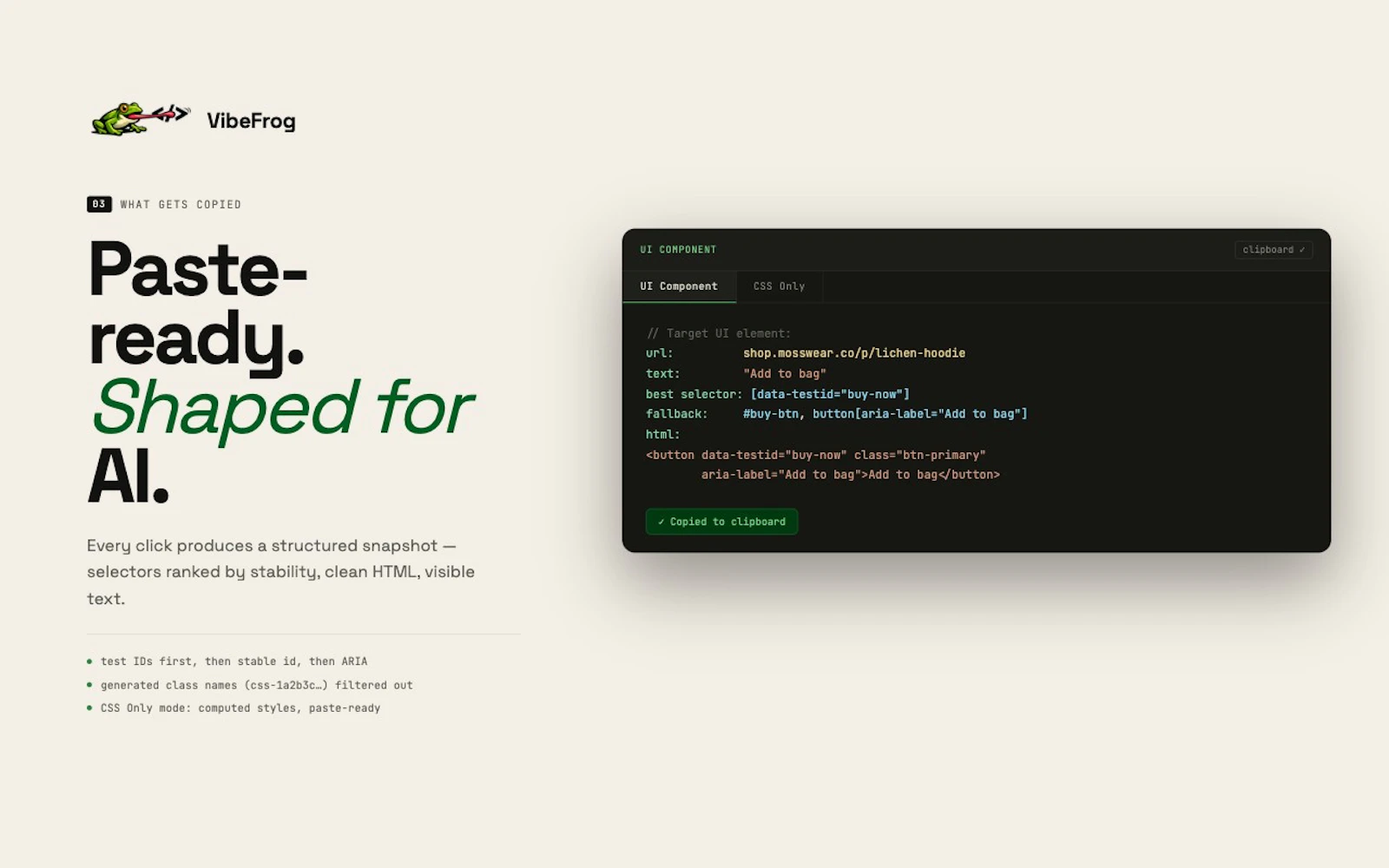 VibeFrog screenshot 1