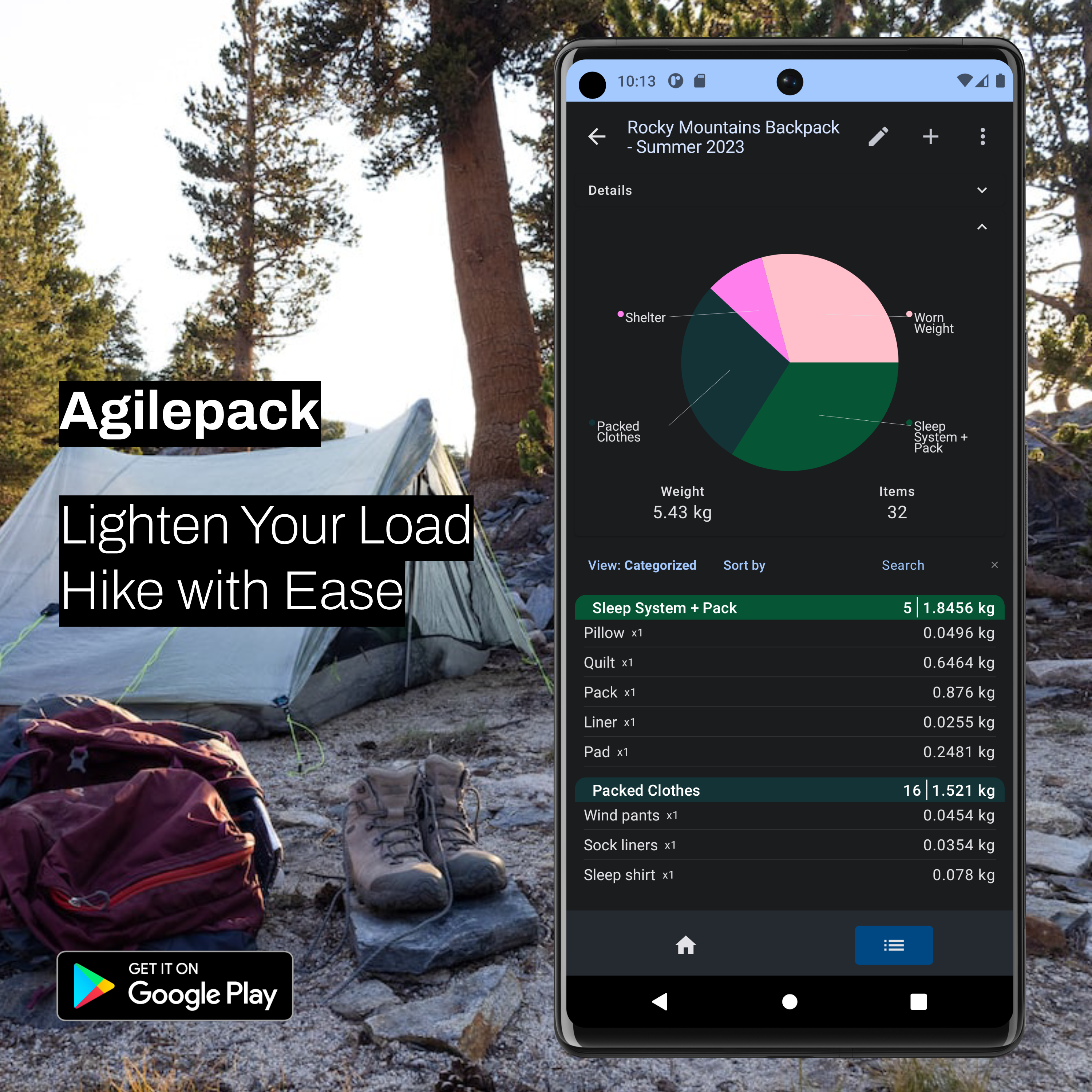 Agilepack - Backpack -uitrustingsapparatuur buiten media 1