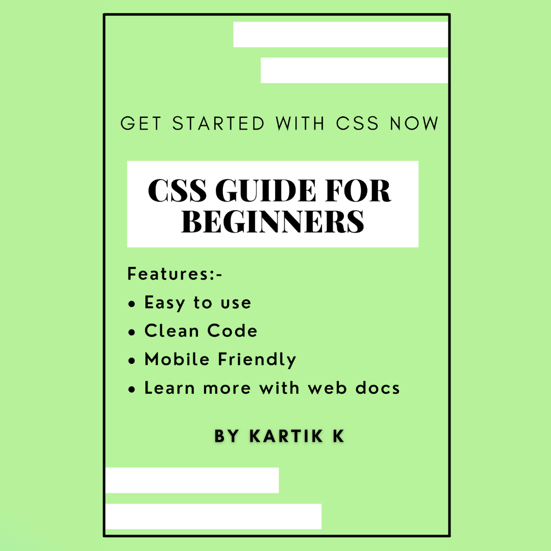 CSS Guide/Cheatsheet for Beginners.