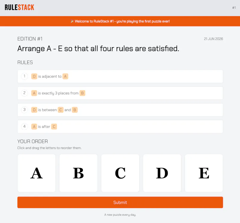 RuleStack screenshot 1