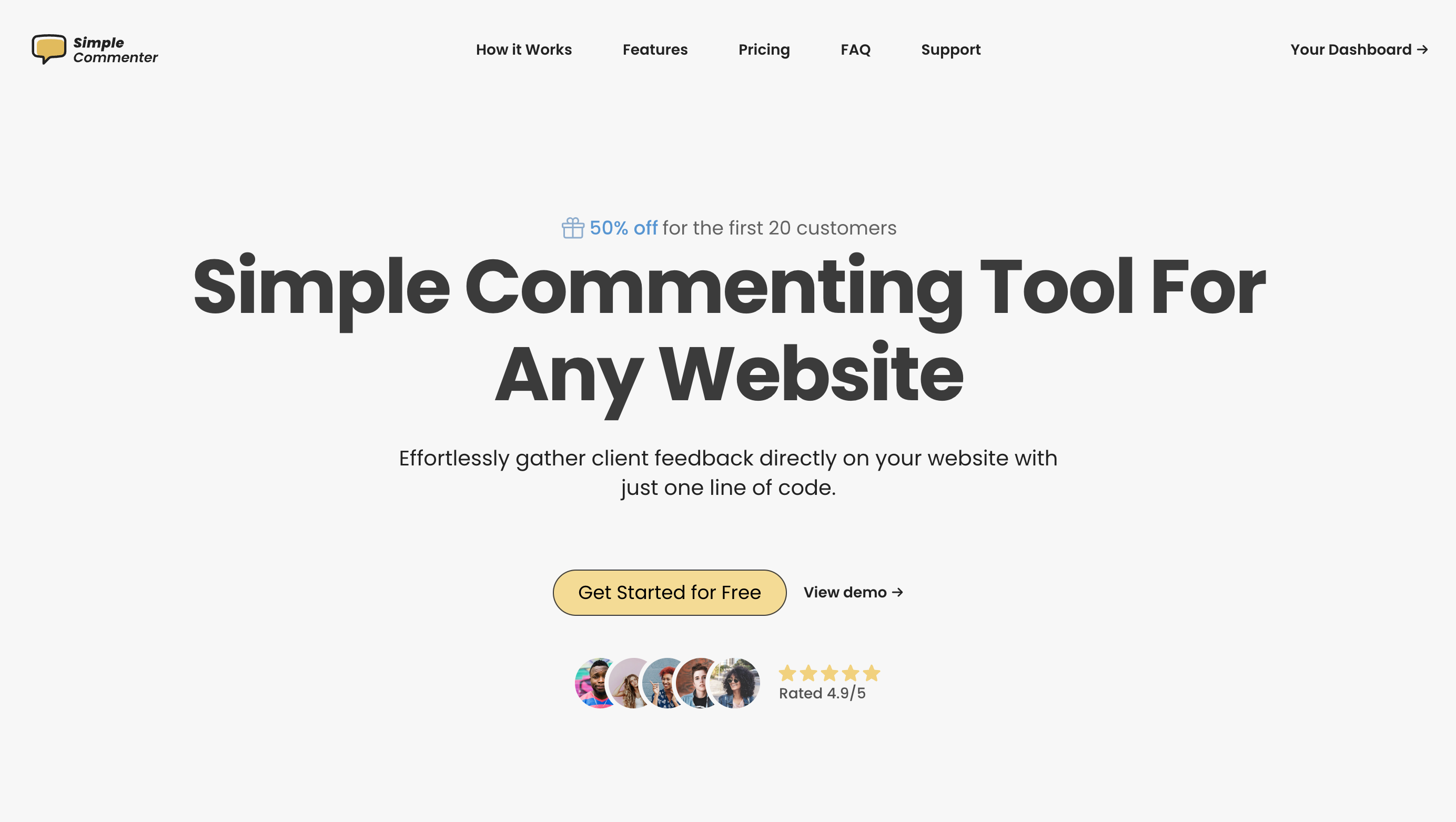 startuptile Simple Commenter for Freelance Web Devs-Simplify client feedback with a single line of code!