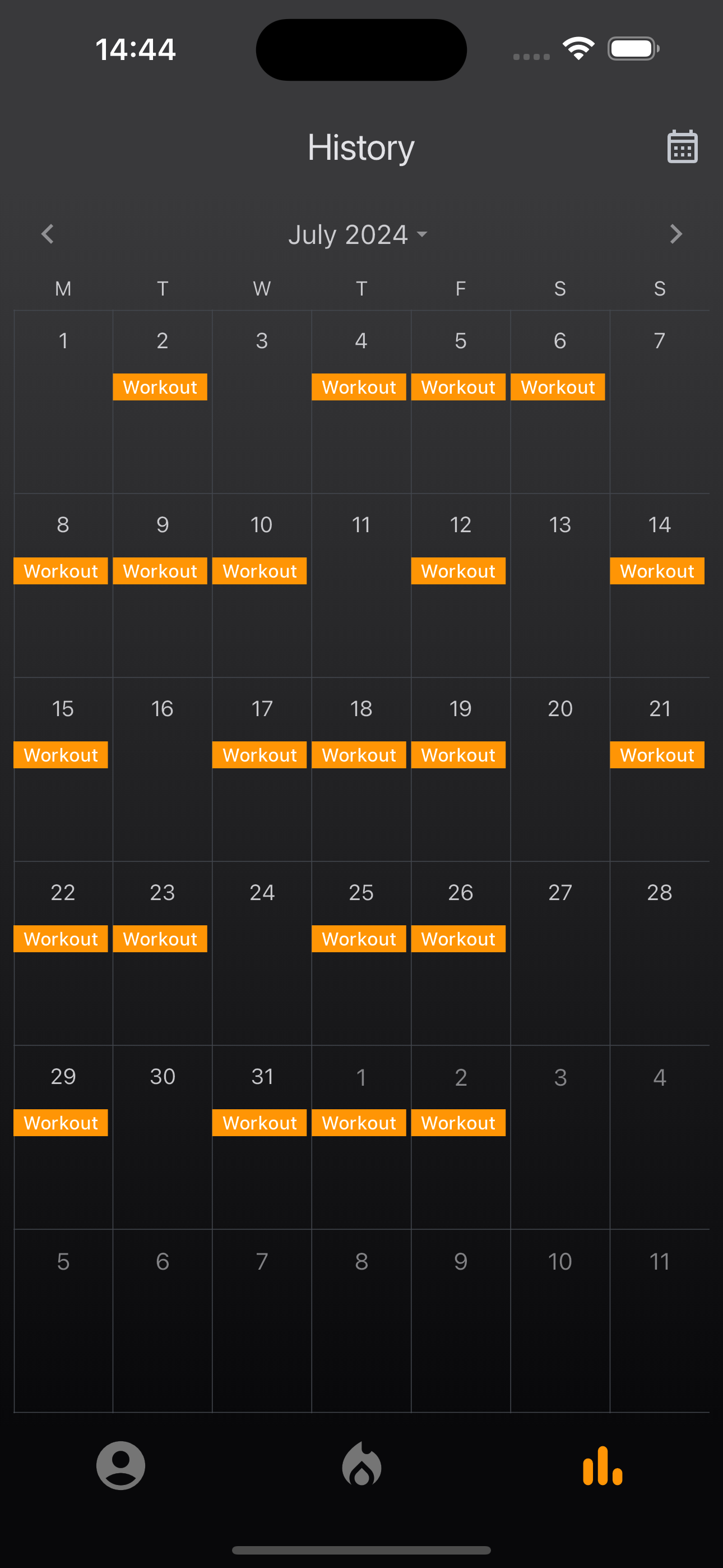 Mídia 5 de Streak - Gym Log 2.0