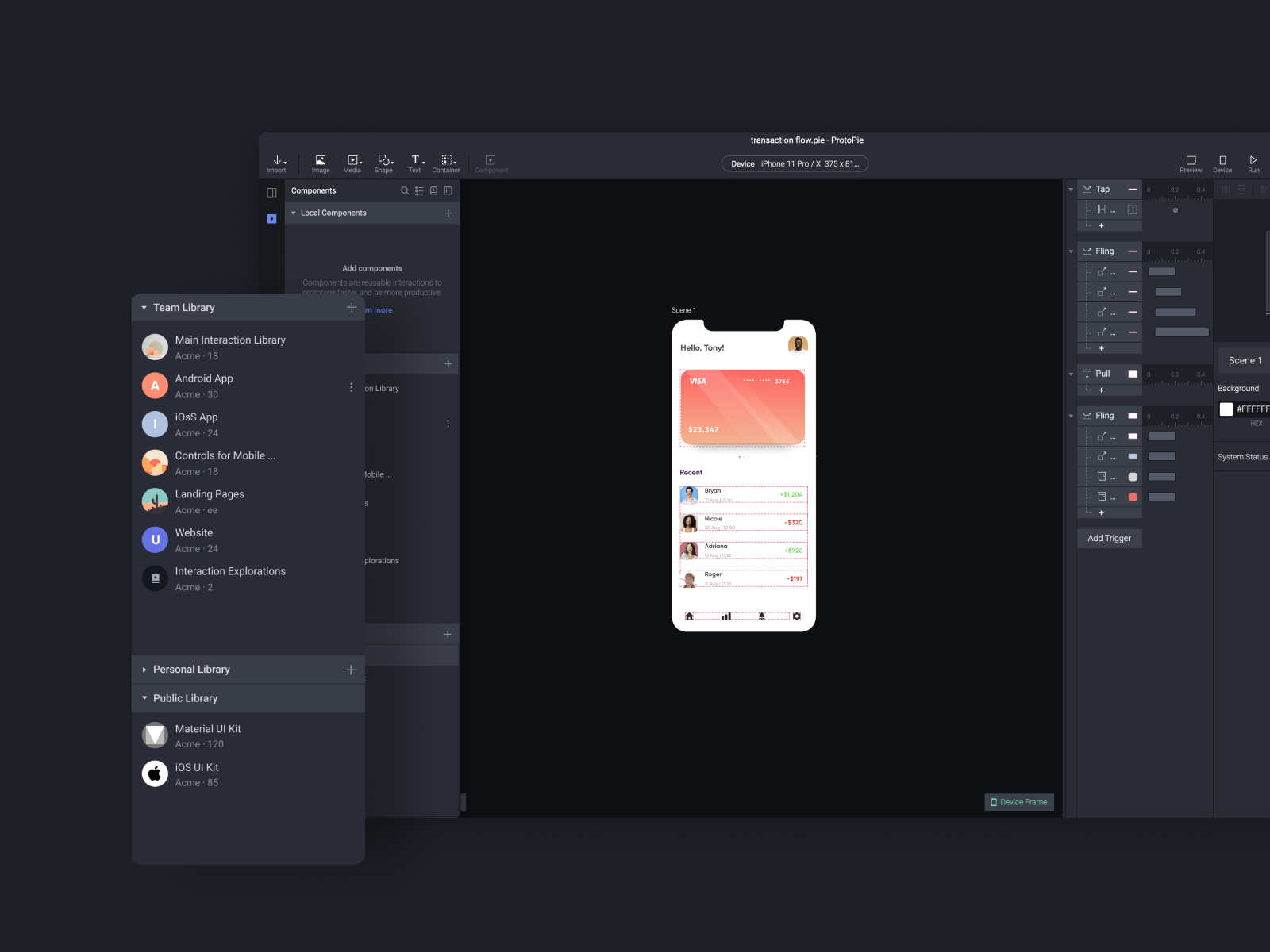 ProtoPie 5.0 gallery image