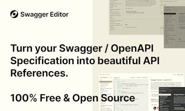 Referencias de la API Scalar - Integración con Swagger Editor