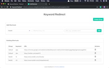 Keyword Redirect gallery image