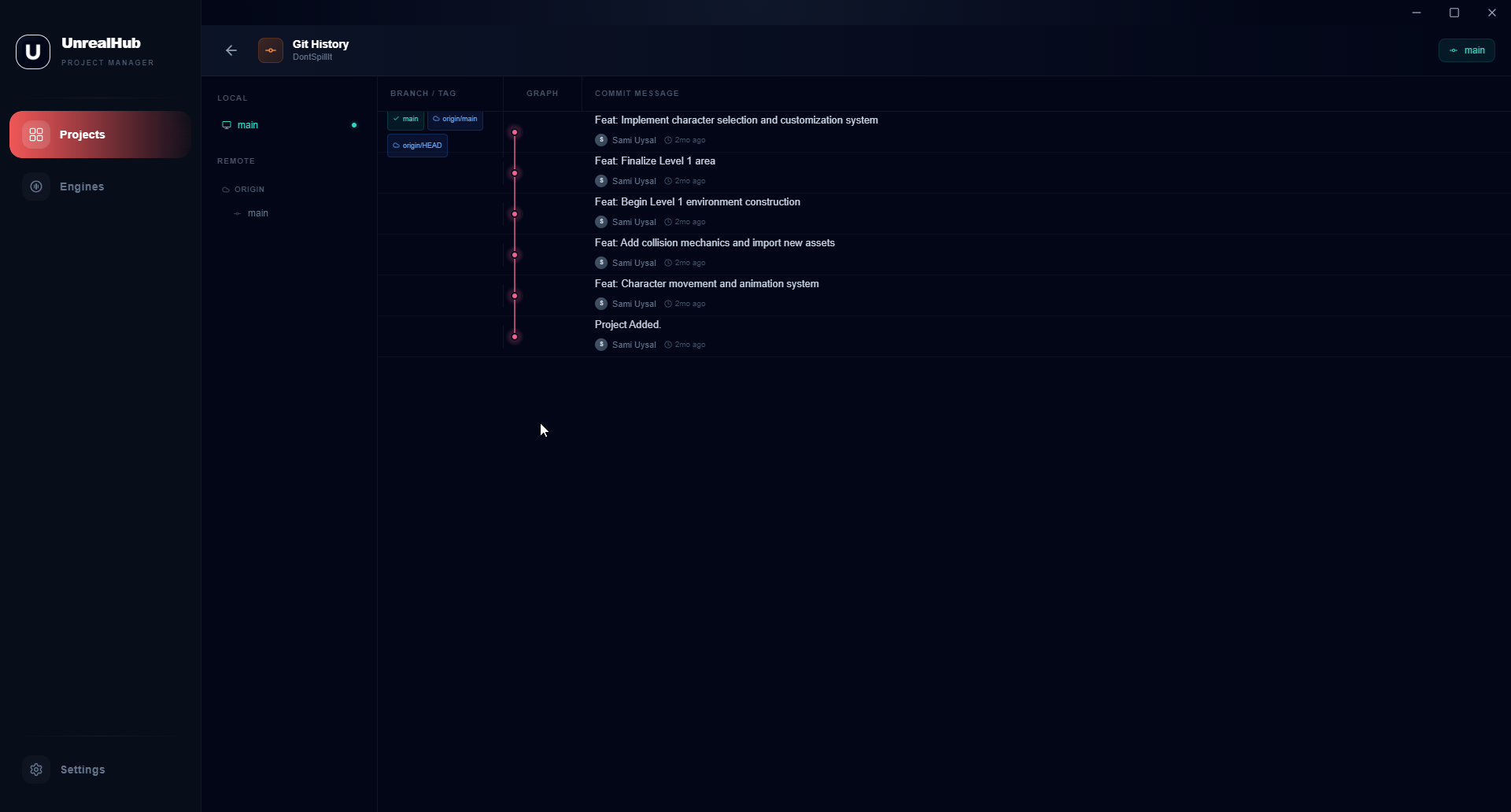 UnrealHub - Screenshot 3 showing product features and functionality