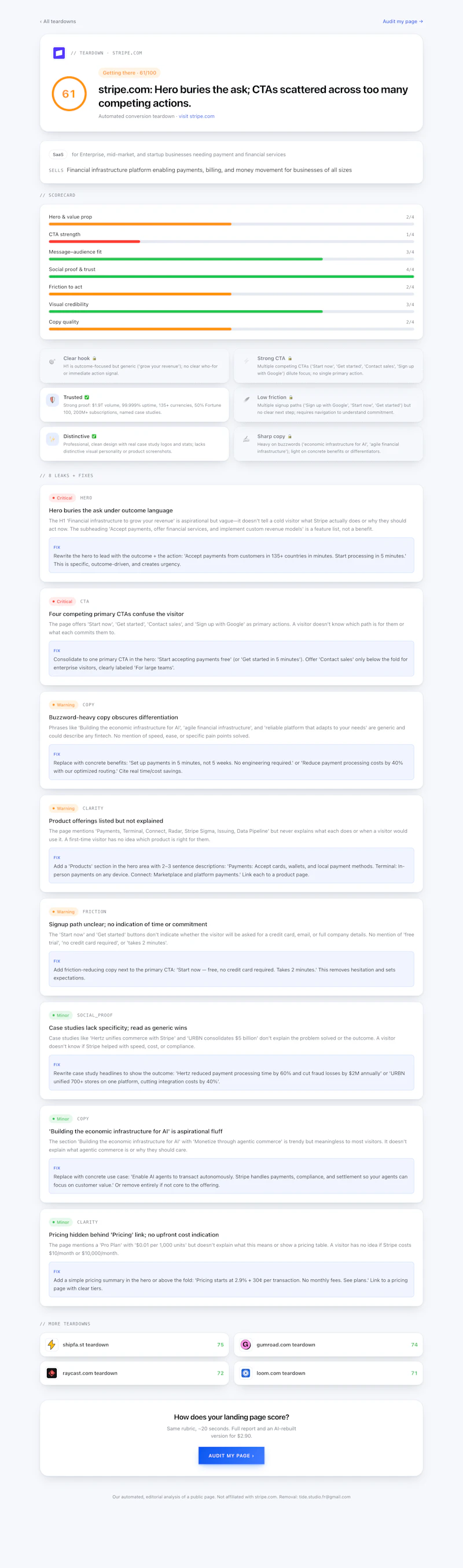 Is My Landing Page Valid? screenshot 4