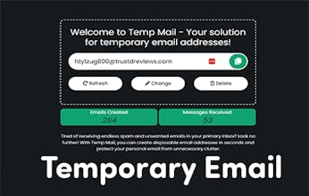 Temporary Email Address generator gallery image