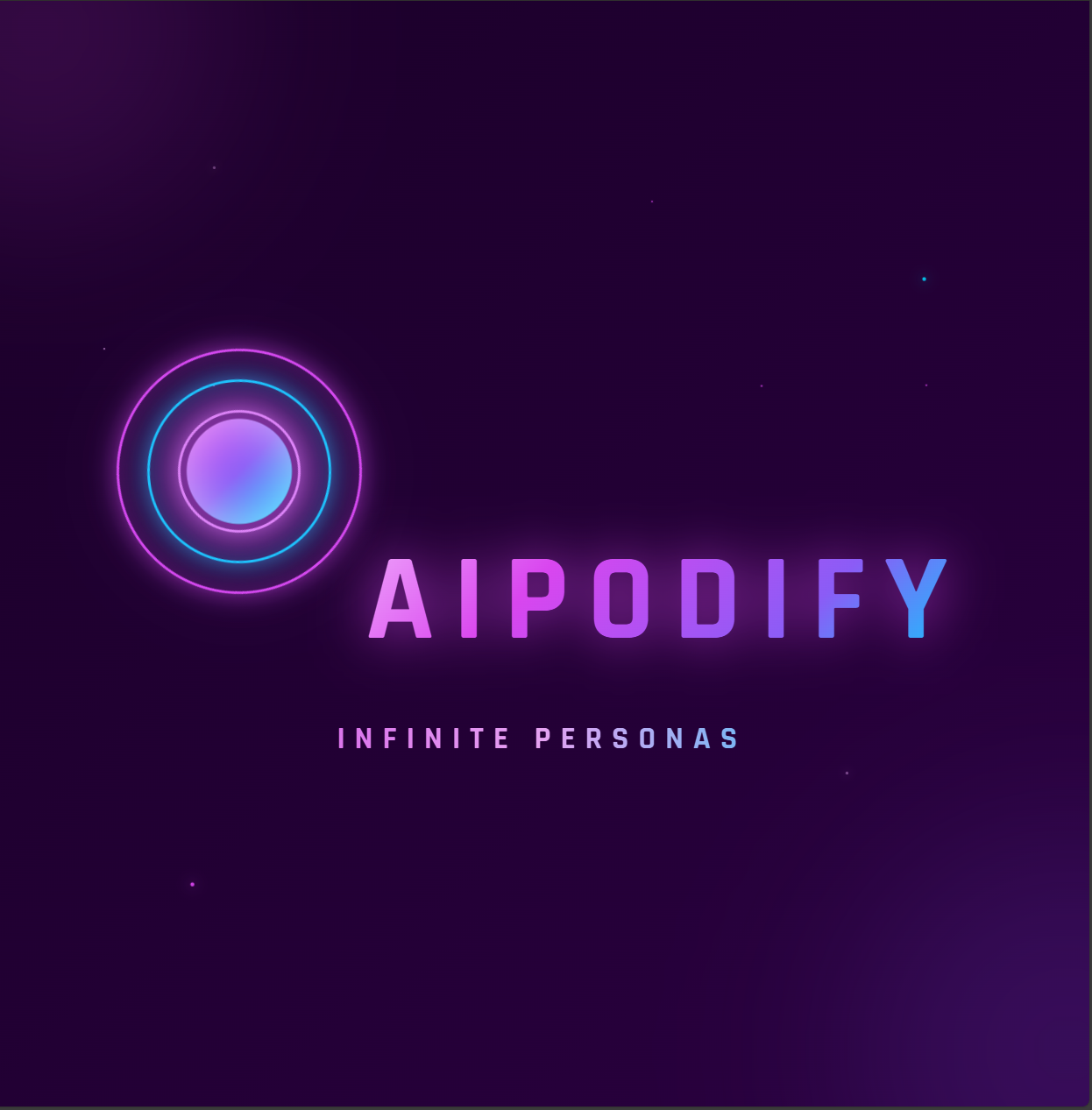 AIPODIFY - Main product screenshot demonstrating key features and user interface