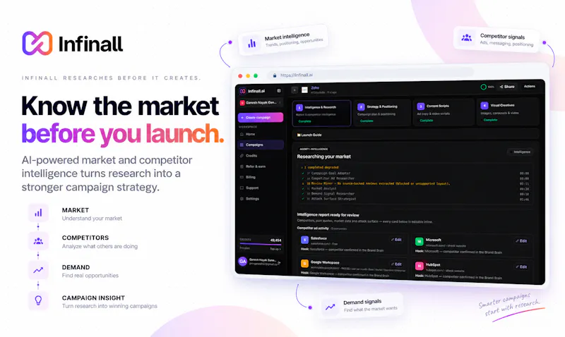 Infinall AI screenshot 2