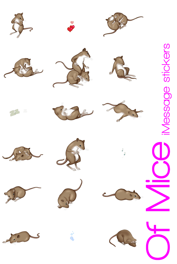 Of Mice stickers gallery image