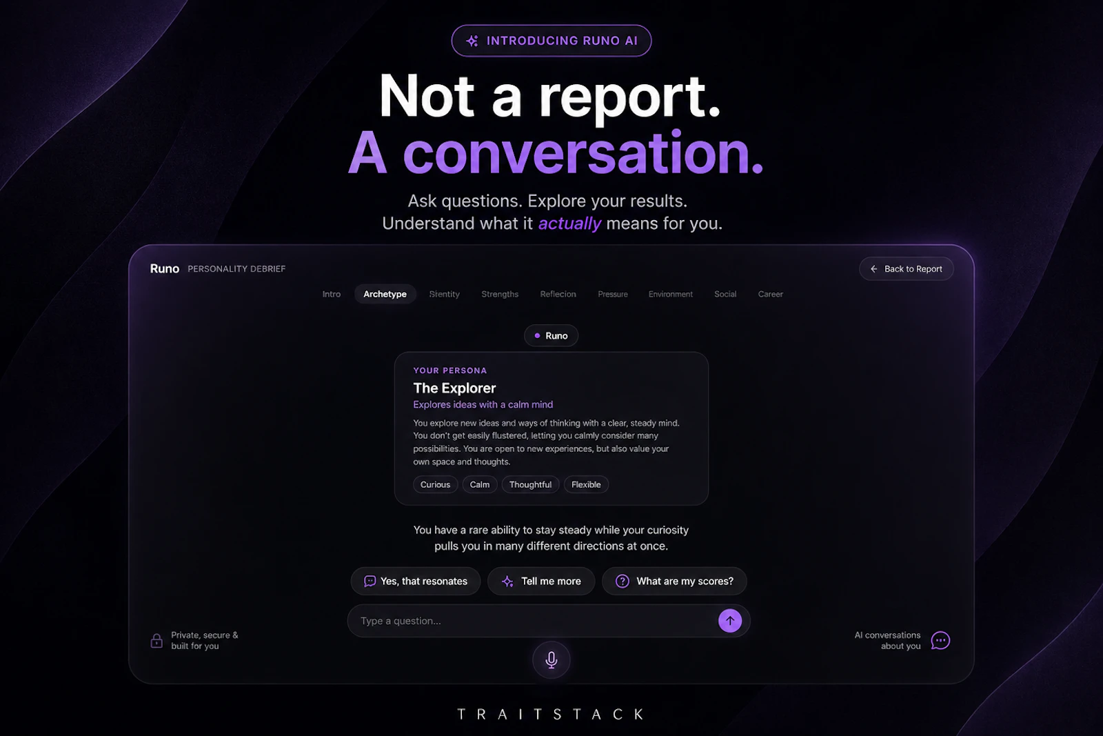 Traitstack screenshot 3