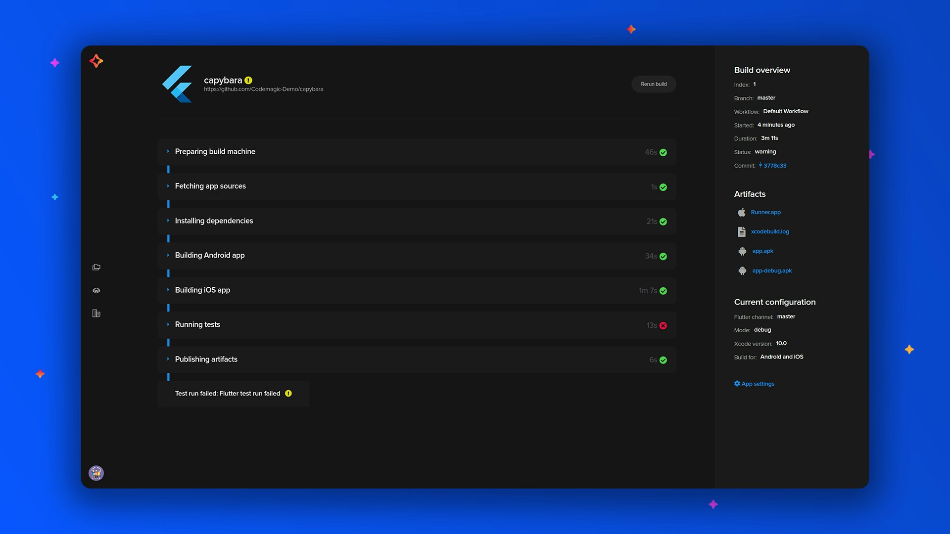 codemagic.io gallery image