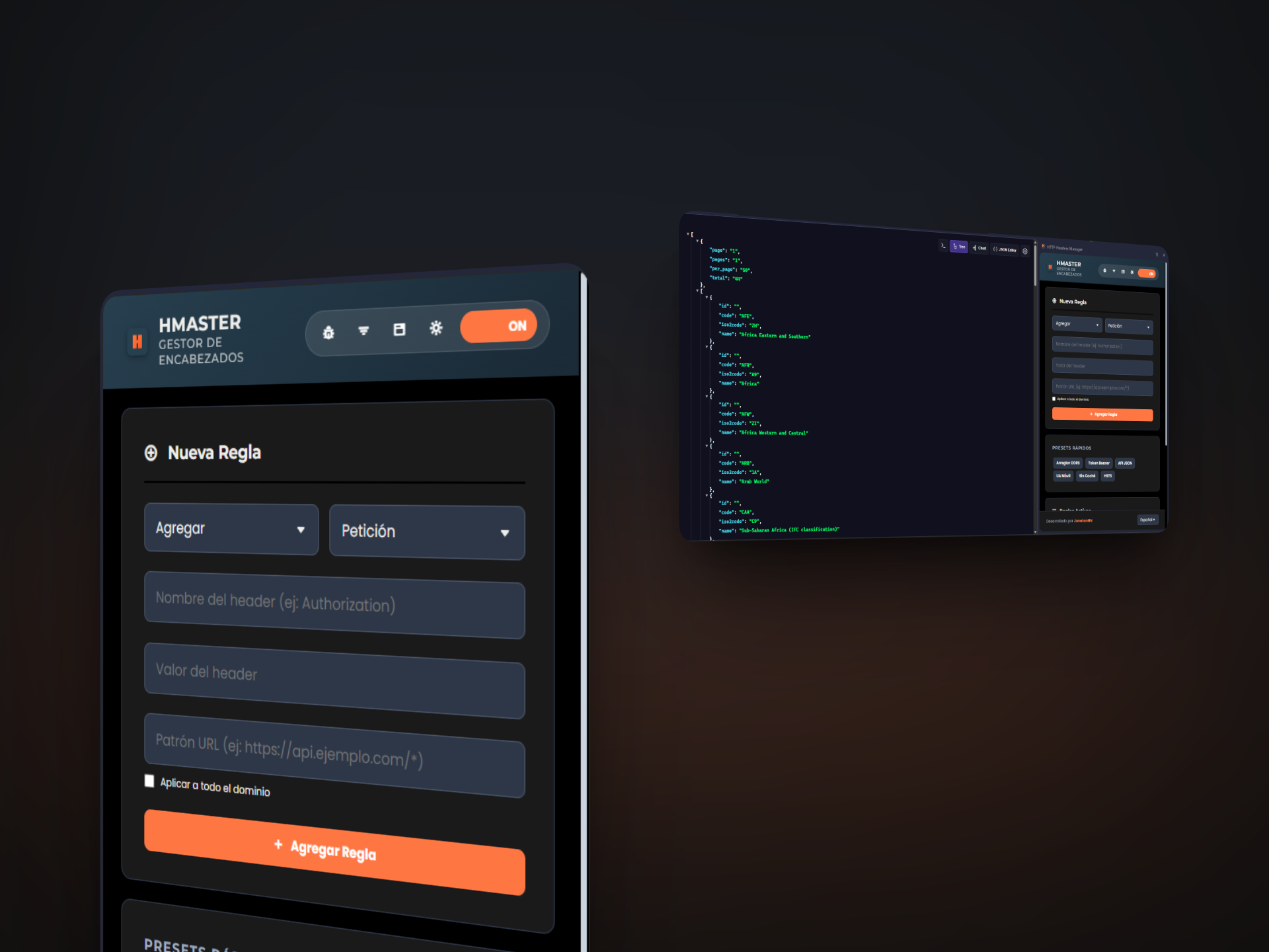 HMASTER - Screenshot 4 showing product features and functionality