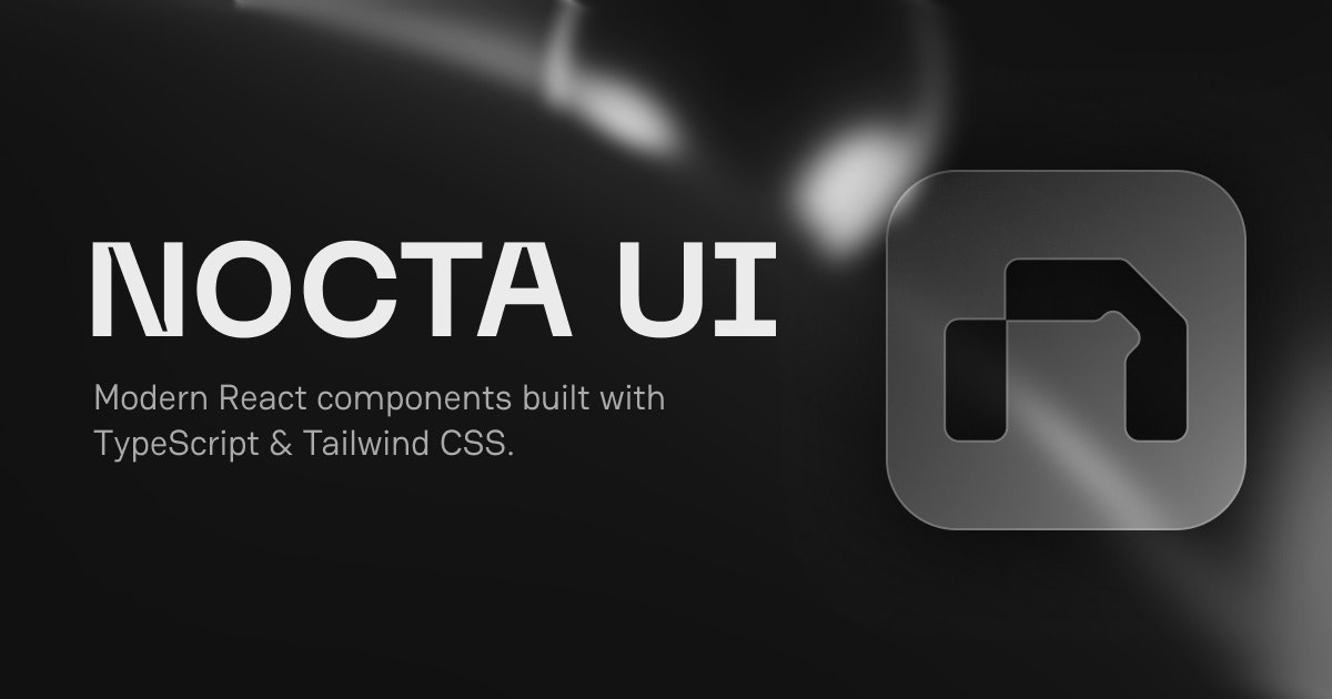 Nocta UI - Modern react component library media 1