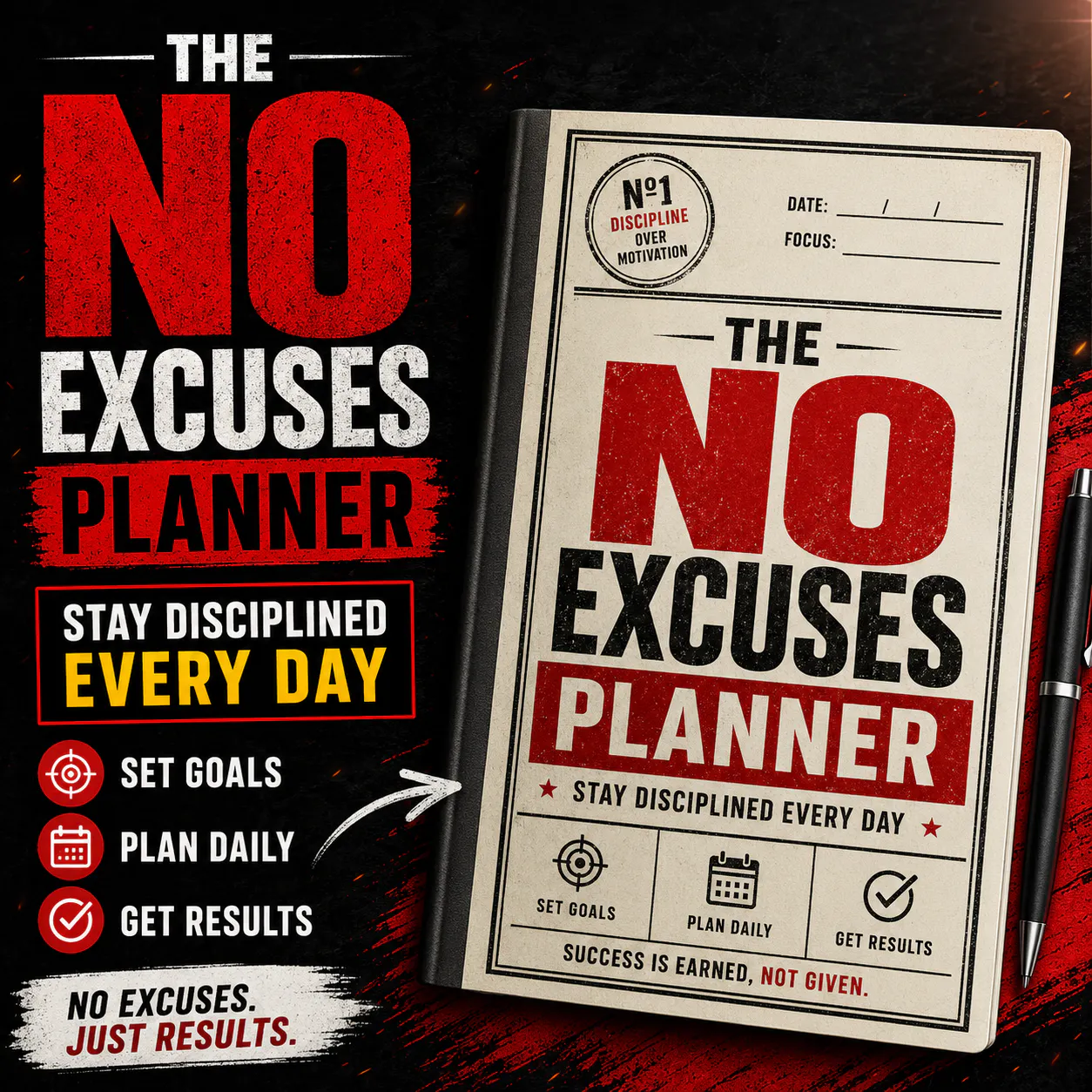 The No Excuses Planner  gallery image