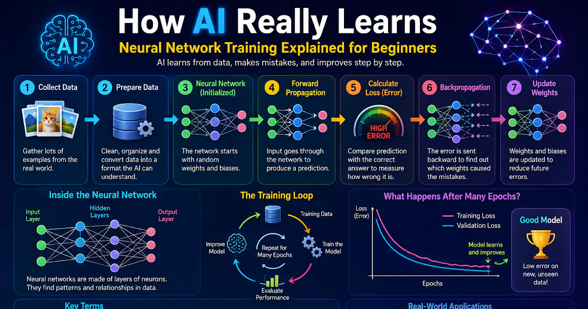 How AI Neural Network Training gallery image